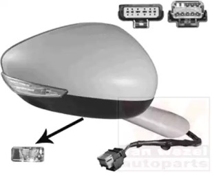 VAN WEZEL 4068828 -  Наружное зеркало